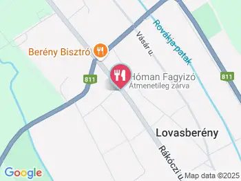 Hóman Cukrászda Lovasberény a térképen