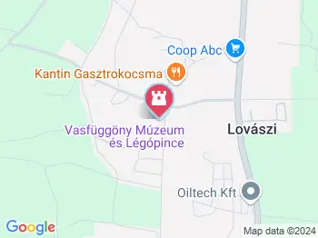 Vasfüggöny Múzeum Lovászi a térképen