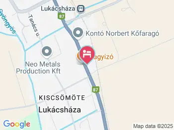 Négy Évszak Vendégház Lukácsháza a térképen