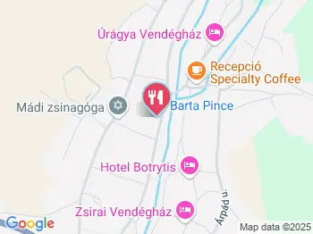 Barta Pince Mád a térképen
