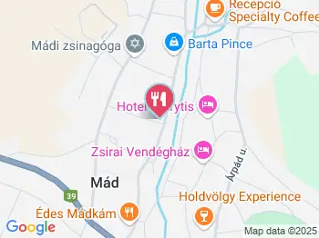 Demetervin Mád a térképen