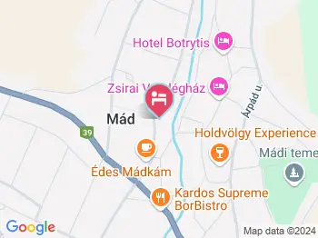 Furmint-ház Mád a térképen