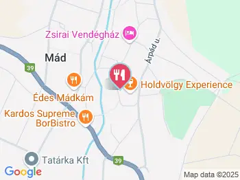 Holdvölgy Pincerendszer Mád a térképen