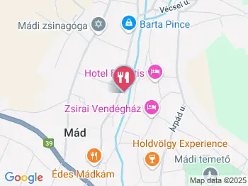 Kacsa Kocsmája Mád a térképen