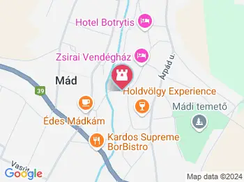 Nepomuki Szent János Mád a térképen