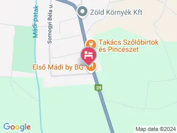 Nyúlászó Vendégház Mád a térképen