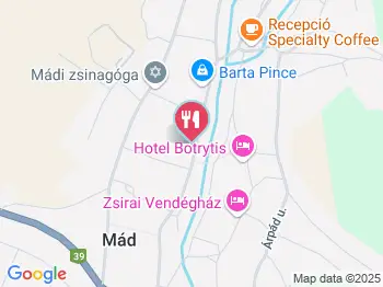 Tokaji Borbarátnők Borboltja Mád a térképen