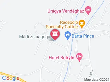 Zsinagóga Mád a térképen