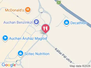 Lipóti Pékség - Auchan Maglód a térképen