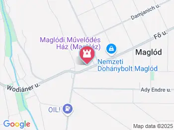 Múzsa Maglód a térképen