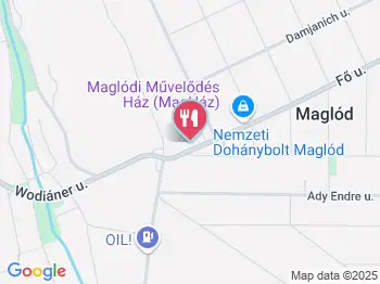 Violetta lángos Maglód a térképen