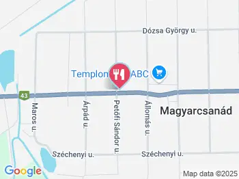 Amnézia Drink Bár Magyarcsanád a térképen