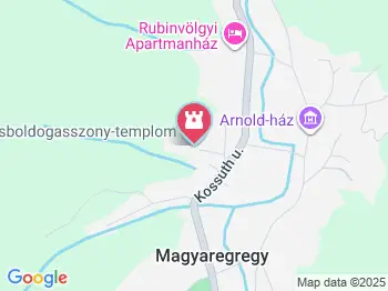 Kisboldogasszony-templom Magyaregregy a térképen