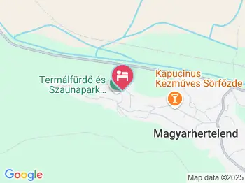 Mathias Panzió Magyarhertelend a térképen