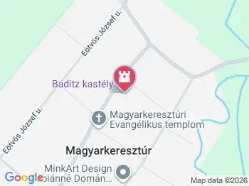 Baditz-kastély Magyarkeresztúr a térképen