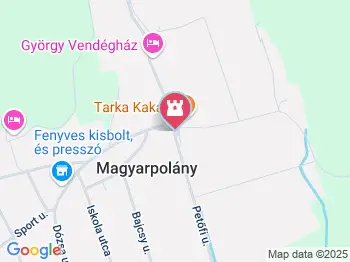 Betelepítési emlékmű Magyarpolány a térképen