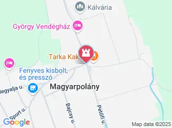 Kitelepítettek emlékműve Magyarpolány a térképen