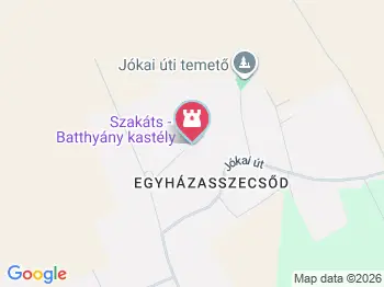 Szakáts-Batthyány kastély Magyarszecsőd a térképen