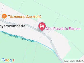 Ginti Panzió Magyarszombatfa a térképen