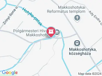 Meczner Tibor Kastély Makkoshotyka a térképen
