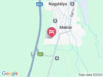 Marika Apartman Maklár a térképen