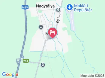 Napsugár Vendégház Maklár a térképen