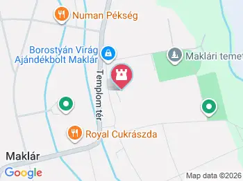 Tájház Maklár a térképen