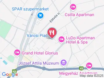 Anna Falatozó Makó a térképen