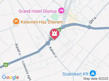 Bartók Béla szobor Makó a térképen