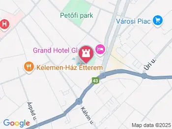 Bérpalota Makó a térképen