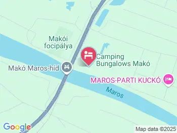 Camping & Bungalows Makó Makó a térképen