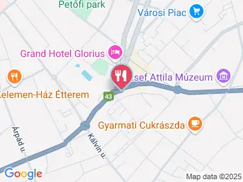 Capri Cukrászda Makó a térképen