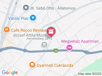 Espersit Ház Makó a térképen