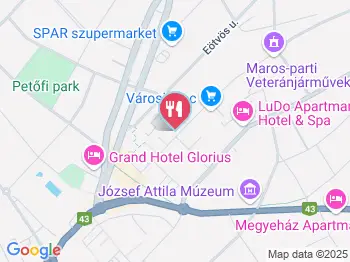 Ételbár, Makó Makó a térképen