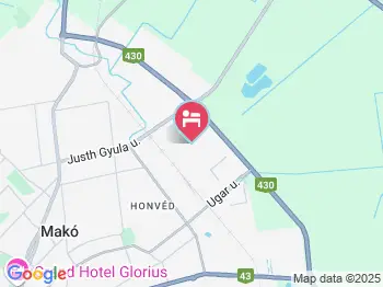 Fürdővendég Apartman Makó a térképen