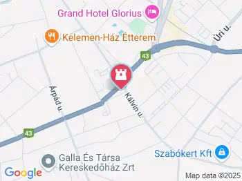 Hagymaszobor Makó a térképen