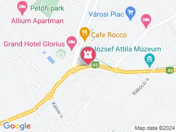 Hősi emlékmű Makó a térképen