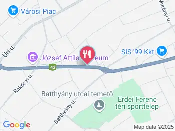 Jéger Söröző Makó a térképen