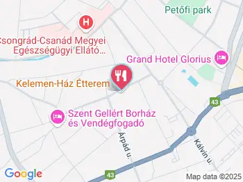 Kelemen-Ház Étterem & Szabadidő központ Makó a térképen