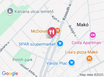 Matróz Söröző Makó a térképen