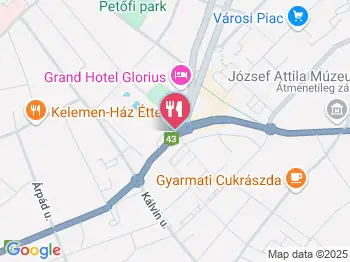 Kugler Bisztró Makó a térképen