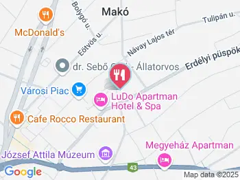 Lisa's Pizza Makó a térképen