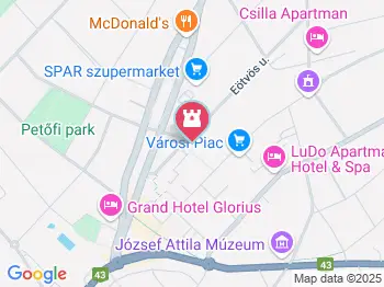 Makói ortodox zsinagóga Makó a térképen