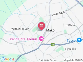 Maros Apartman Makó a térképen