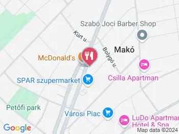 McDonald's Makó Makó a térképen