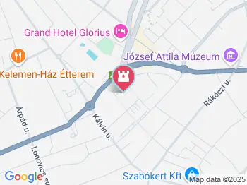 Múzsák kútja Makó a térképen