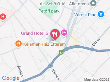 Nyugi bár & bowling Makó a térképen