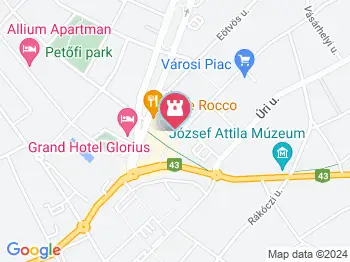 Öcsi-szobor Makó a térképen