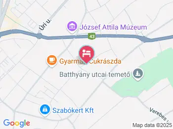 Ráday Apartman Makó a térképen