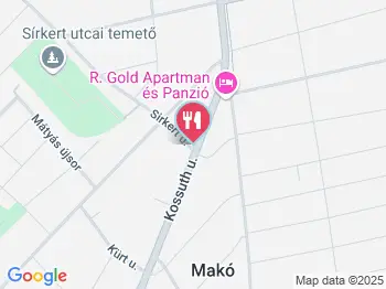 Retró Kávézó & Terasz, Büfé Makó a térképen